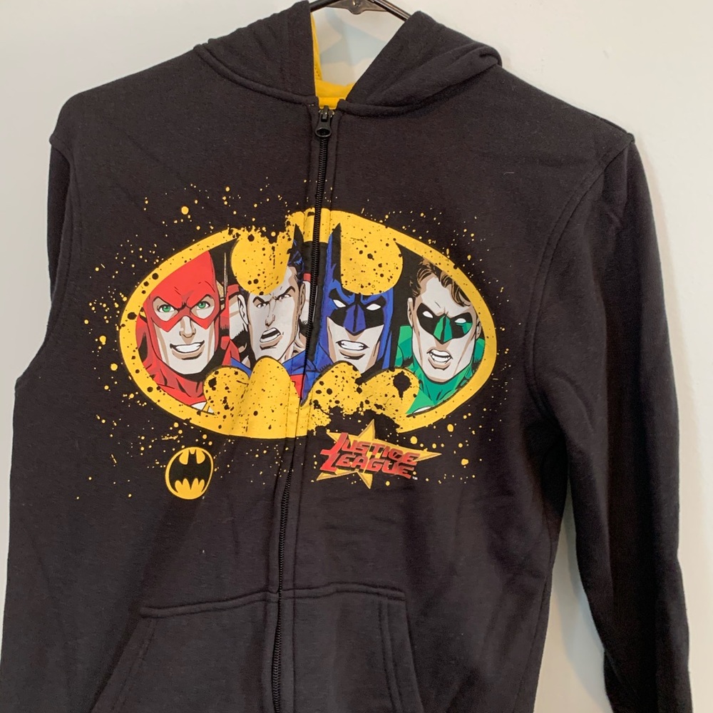 Justice League NWT zip sweatshirt